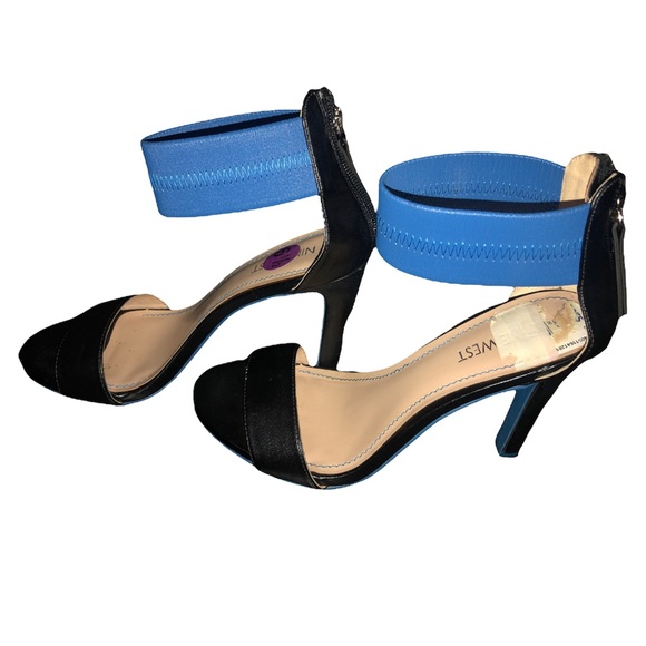 NINE WEST | OPEN TOED STRAPPY HIGH HEELS - Picture 8 of 12